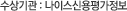 수상기관 : 나이스신용평가정보