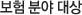 보험 분야 대상