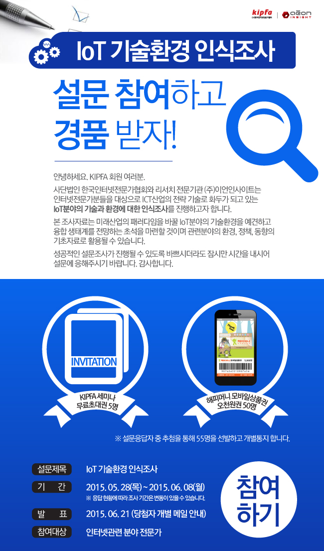 IoT 기술환경 인식조사